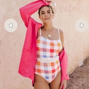 SOLID & STRIPED Multicolor Striped Swimsuit #21